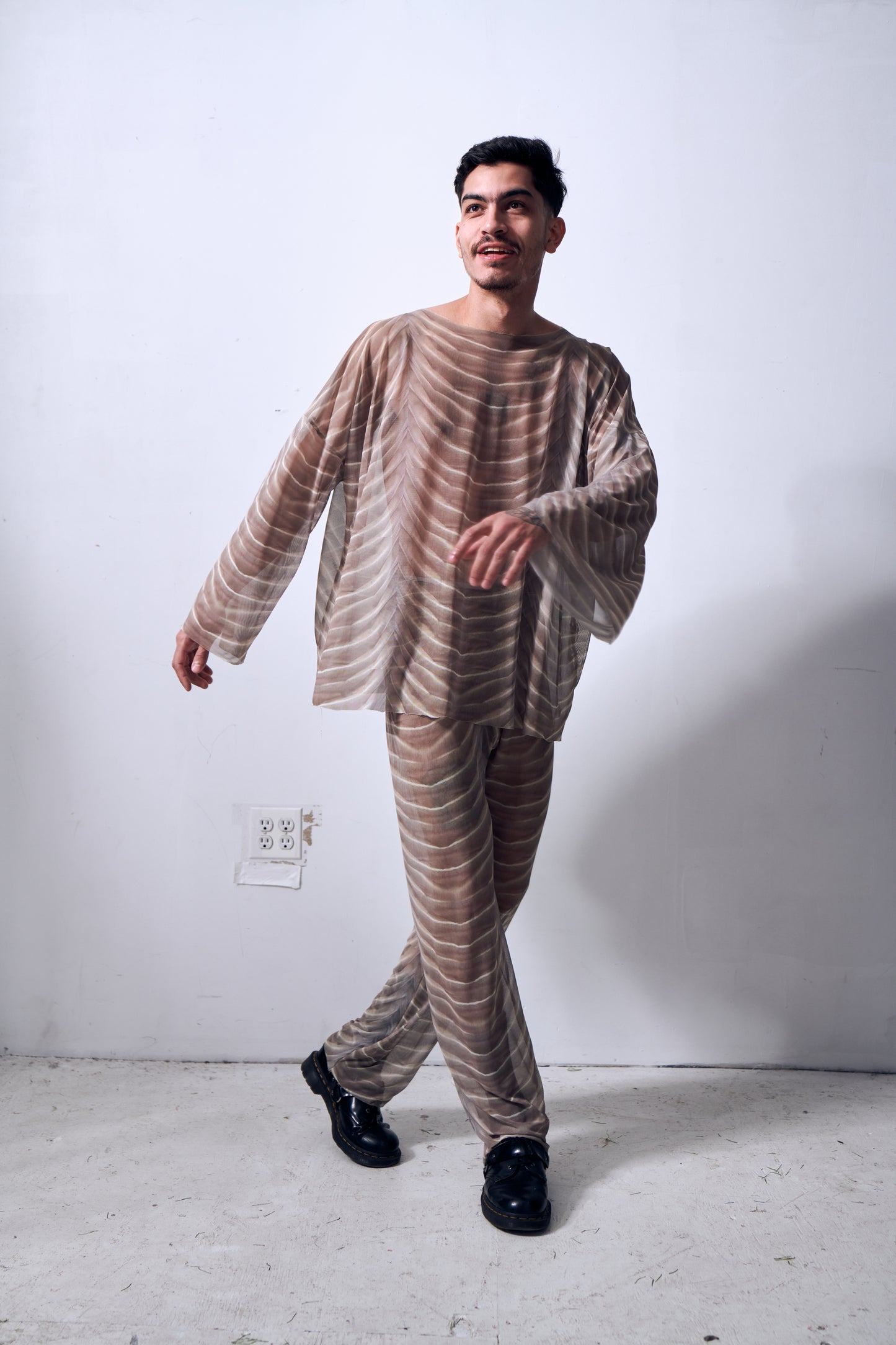 Printed Soft Mesh Shirt (SHIRT ONLY)