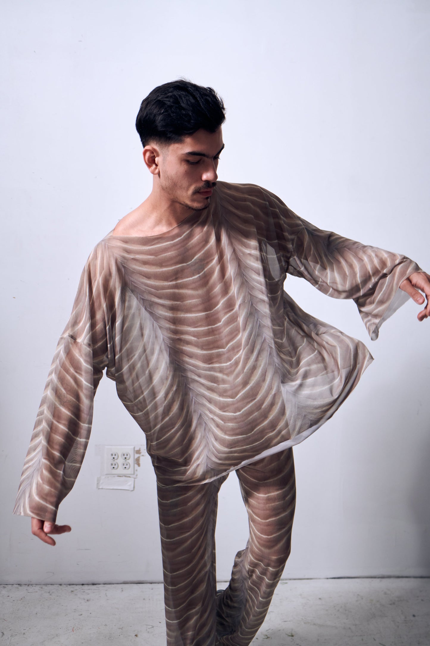 Printed Soft Mesh Trouser (TROUSER ONLY)