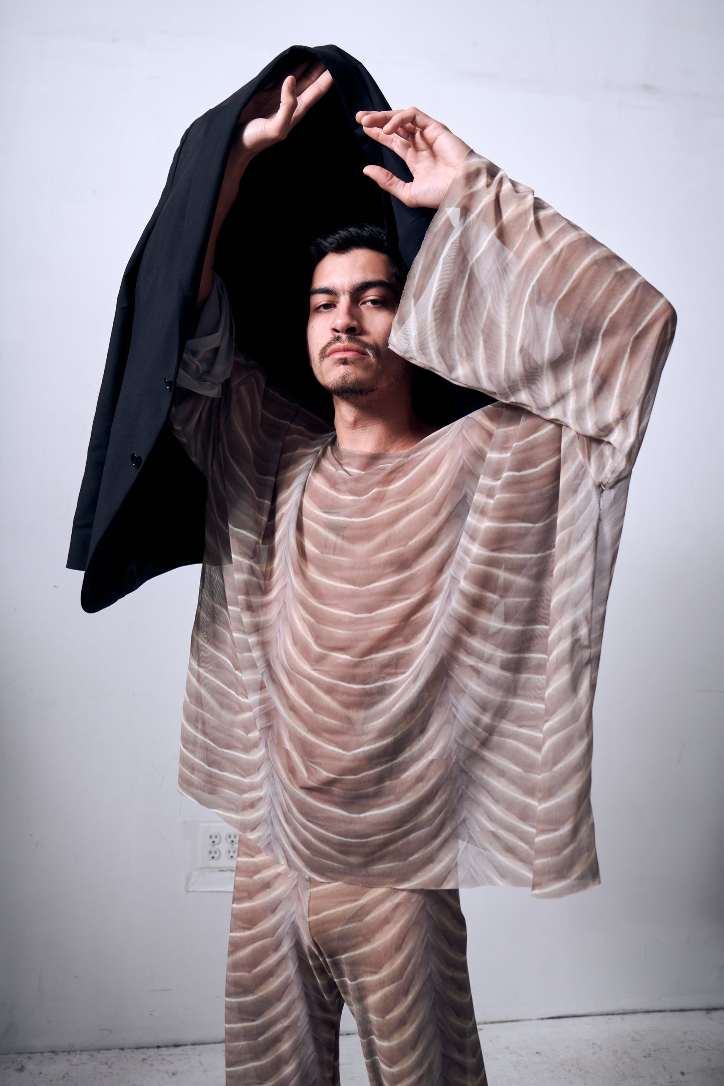 Printed Soft Mesh Shirt (SHIRT ONLY)