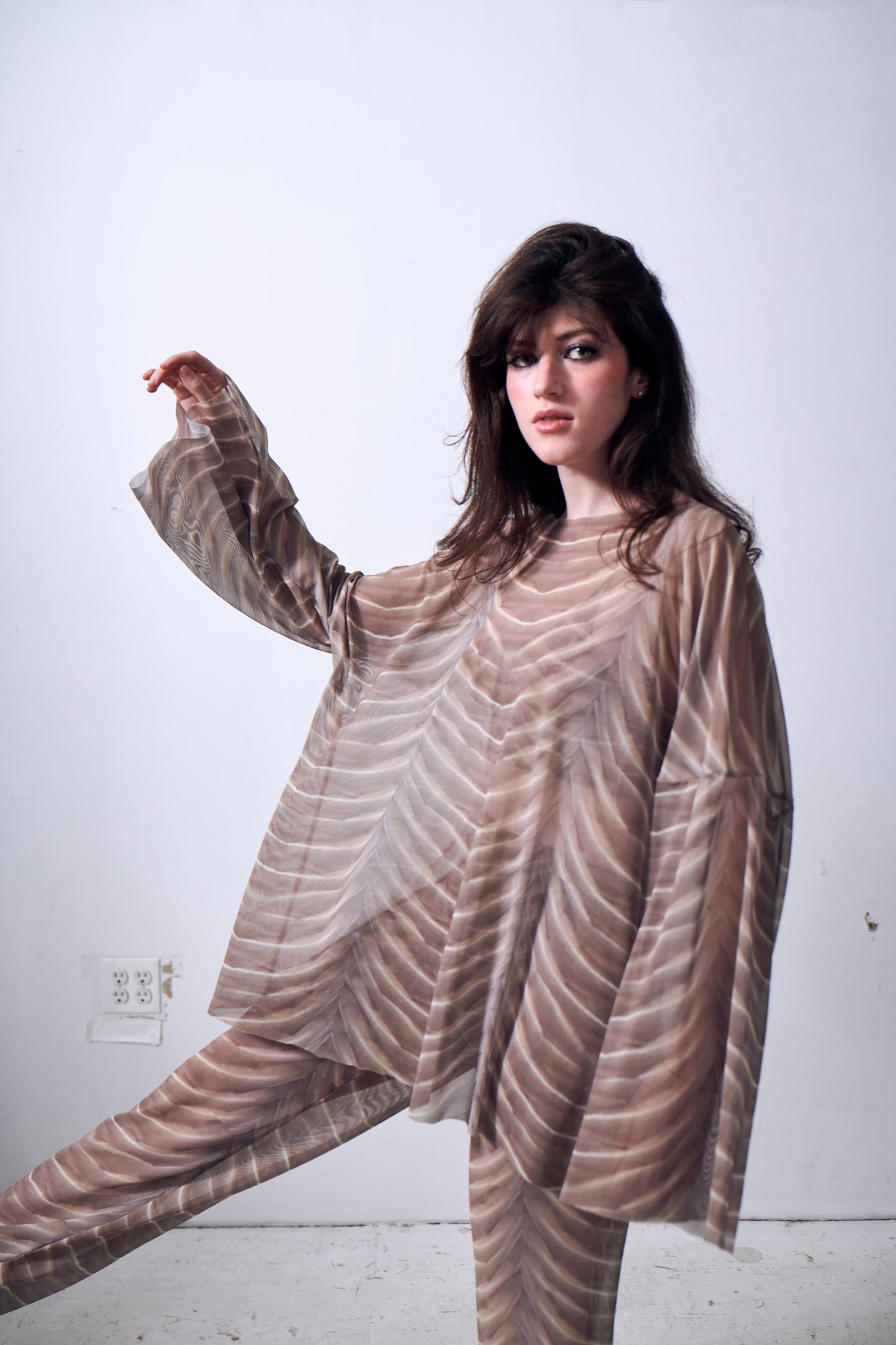 Printed Soft Mesh Shirt (SHIRT ONLY)